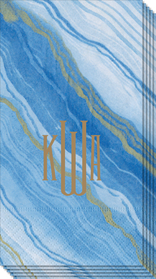 Blue Marble Caspari Guest Towels